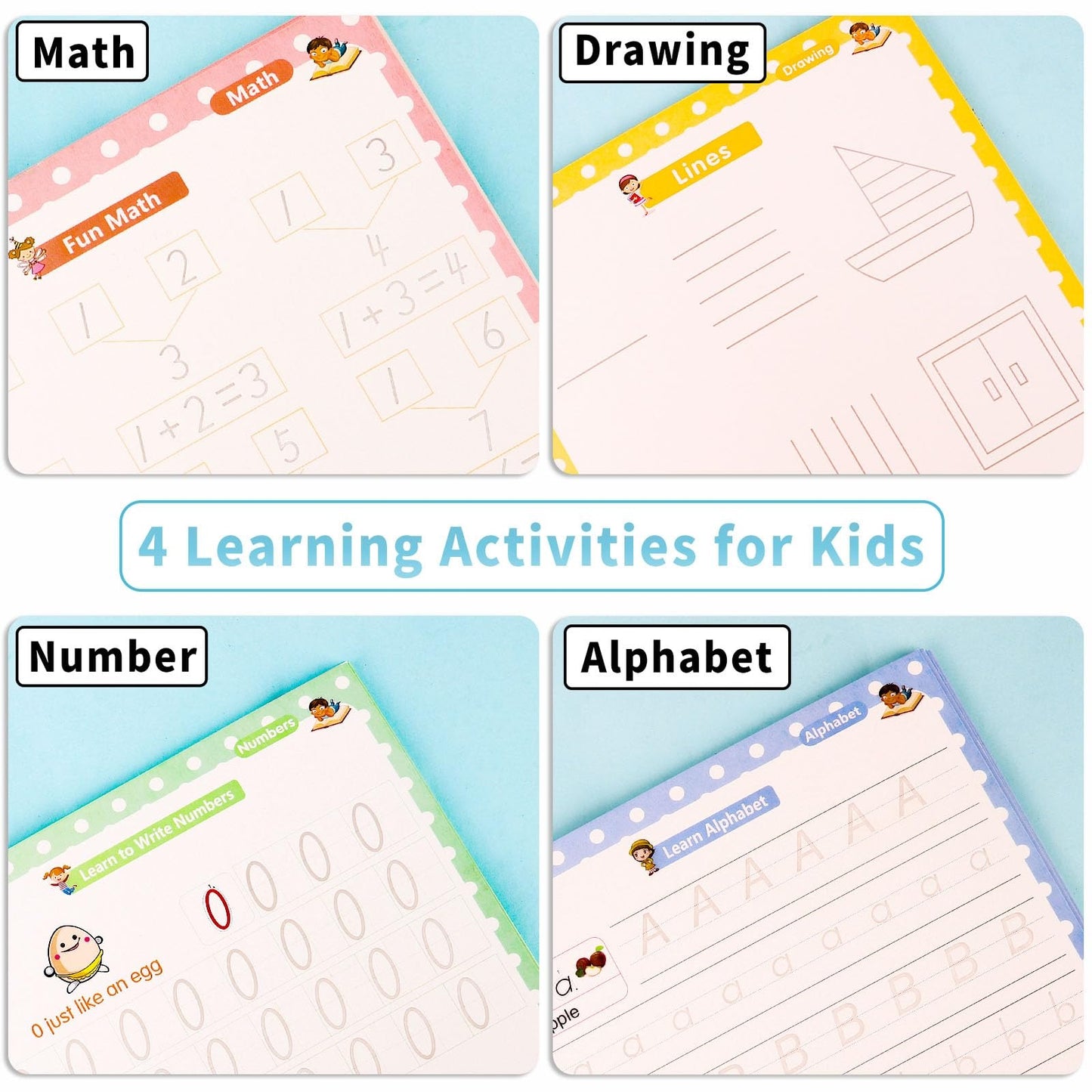 Grooved Handwriting Book Set