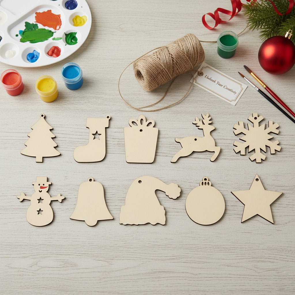 DIY Christmas Decorations Set (10 Pack)