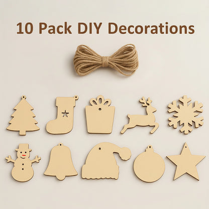 DIY Christmas Decorations Set (10 Pack)