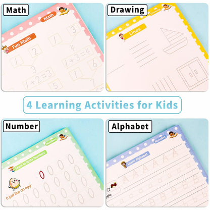 Grooved Handwriting Book Set