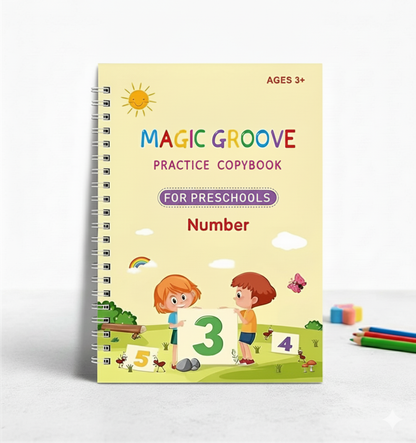 Grooved Handwriting Book Set