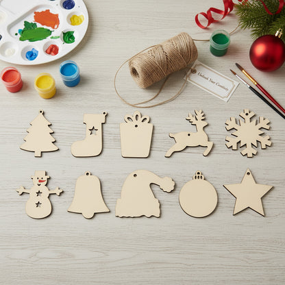DIY Christmas Decorations Set (10 Pack)